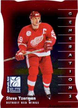 1997-98 Donruss Elite - Aspirations #122 Steve Yzerman Front