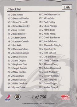 1997-98 Donruss Elite - Aspirations #146 Pat Lafontaine Back