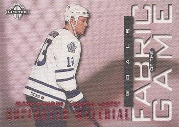 1997-98 Donruss Limited - Fabric of the Game #16 Mats Sundin Front