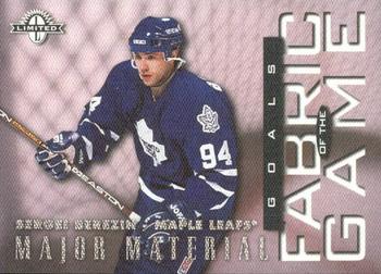 1997-98 Donruss Limited - Fabric of the Game #57 Sergei Berezin Front