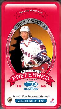 1997-98 Donruss Preferred - Tin Boxes Canadian #23 Wayne Gretzky Front