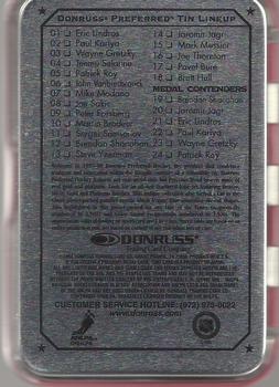1997-98 Donruss Preferred - Tin Packs Canadian #9 Peter Forsberg Back