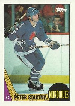 1987-88 Topps #21 Peter Stastny Front