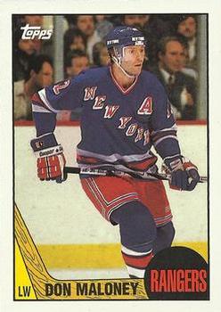 1987-88 Topps #49 Don Maloney Front