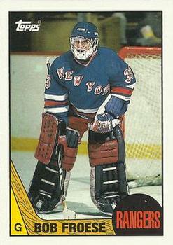 1987-88 Topps #195 Bob Froese Front