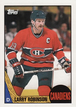 1987-88 Topps #192 Larry Robinson Front