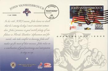 1997-98 Donruss Priority - Postcards Opening Day Issues #5 John Vanbiesbrouck Back