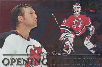 1997-98 Donruss Priority - Postcards Opening Day Issues #7 Martin Brodeur Front