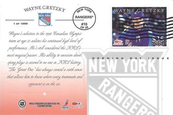 1997-98 Donruss Priority - Postcards Opening Day Issues #10 Wayne Gretzky Back
