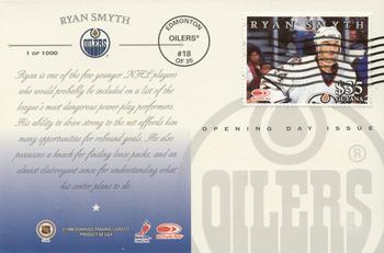 1997-98 Donruss Priority - Postcards Opening Day Issues #18 Ryan Smyth Back