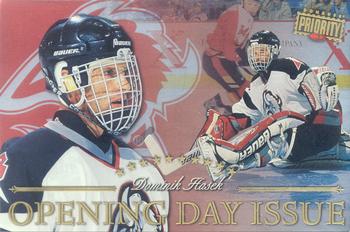 1997-98 Donruss Priority - Postcards Opening Day Issues #22 Dominik Hasek Front