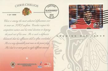 1997-98 Donruss Priority - Postcards Opening Day Issues #24 Chris Chelios Back