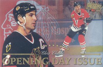1997-98 Donruss Priority - Postcards Opening Day Issues #24 Chris Chelios Front