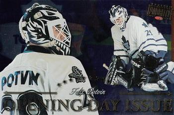 1997-98 Donruss Priority - Postcards Opening Day Issues #25 Felix Potvin Front