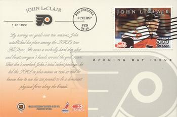 1997-98 Donruss Priority - Postcards Opening Day Issues #26 John LeClair Back