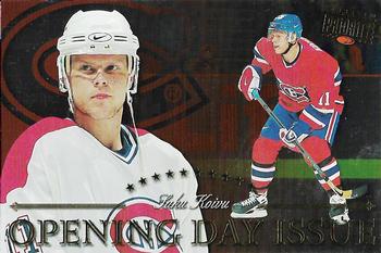 1997-98 Donruss Priority - Postcards Opening Day Issues #27 Saku Koivu Front