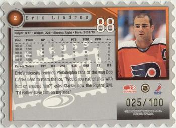 1997-98 Donruss Priority - Stamp of Approval #2 Eric Lindros Back