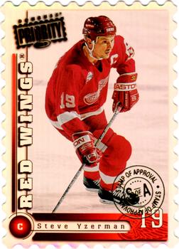 1997-98 Donruss Priority - Stamp of Approval #4 Steve Yzerman Front