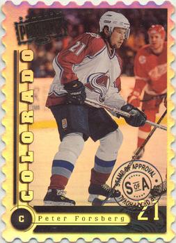 1997-98 Donruss Priority - Stamp of Approval #8 Peter Forsberg Front