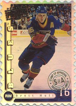 1997-98 Donruss Priority - Stamp of Approval #9 Brett Hull Front