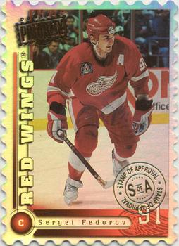 1997-98 Donruss Priority - Stamp of Approval #12 Sergei Fedorov Front