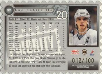 1997-98 Donruss Priority - Stamp of Approval #32 Luc Robitaille Back