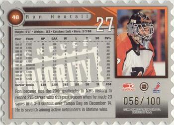 1997-98 Donruss Priority - Stamp of Approval #48 Ron Hextall Back