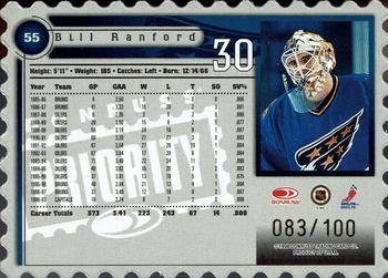 1997-98 Donruss Priority - Stamp of Approval #55 Bill Ranford Back
