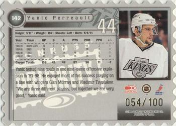 1997-98 Donruss Priority - Stamp of Approval #142 Yanic Perreault Back