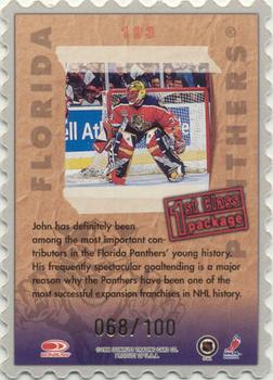 1997-98 Donruss Priority - Stamp of Approval #193 John Vanbiesbrouck Back
