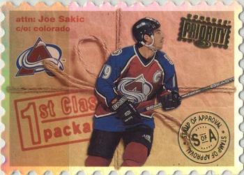 1997-98 Donruss Priority - Stamp of Approval #208 Joe Sakic Front
