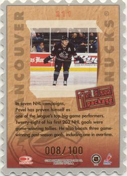 1997-98 Donruss Priority - Stamp of Approval #211 Pavel Bure Back