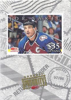 1997-98 Donruss Priority - Stamps #NNO Joe Sakic Front
