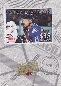 1997-98 Donruss Priority - Stamps #NNO Peter Forsberg Front
