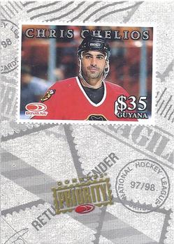 1997-98 Donruss Priority - Stamps #NNO Chris Chelios Front
