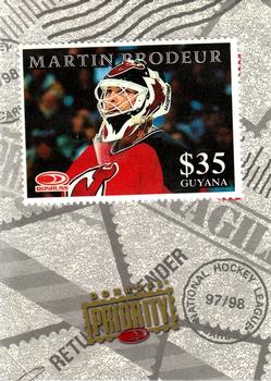 1997-98 Donruss Priority - Stamps #NNO Martin Brodeur Front