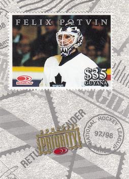 1997-98 Donruss Priority - Stamps #NNO Felix Potvin Front