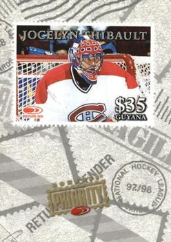 1997-98 Donruss Priority - Stamps #NNO Jocelyn Thibault Front