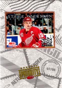 1997-98 Donruss Priority - Stamps Bronze #NNO Steve Yzerman Front
