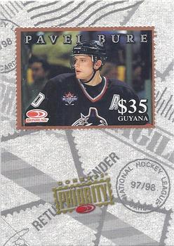 1997-98 Donruss Priority - Stamps Bronze #NNO Pavel Bure Front