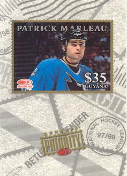 1997-98 Donruss Priority - Stamps Gold #NNO Patrick Marleau Front