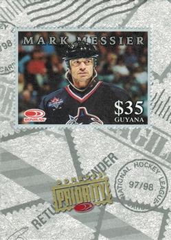 1997-98 Donruss Priority - Stamps Silver #NNO Mark Messier Front