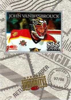 1997-98 Donruss Priority - Stamps Silver #NNO John Vanbiesbrouck Front