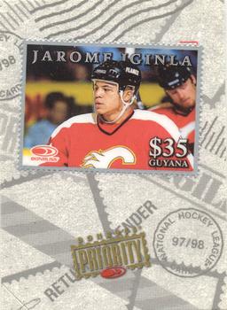 1997-98 Donruss Priority - Stamps Silver #NNO Jarome Iginla Front