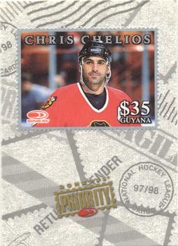 1997-98 Donruss Priority - Stamps Silver #NNO Chris Chelios Front