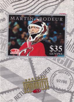 1997-98 Donruss Priority - Stamps Silver #NNO Martin Brodeur Front