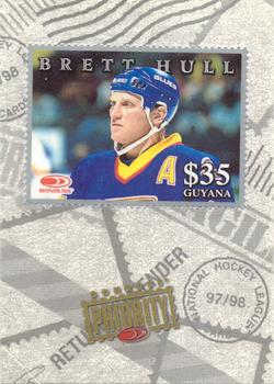 1997-98 Donruss Priority - Stamps Silver #NNO Brett Hull Front