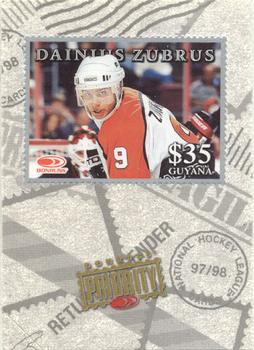 1997-98 Donruss Priority - Stamps Silver #NNO Dainius Zubrus Front