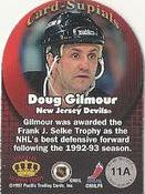 1997-98 Pacific Crown Collection - Card-Supials Minis #11A Doug Gilmour Back
