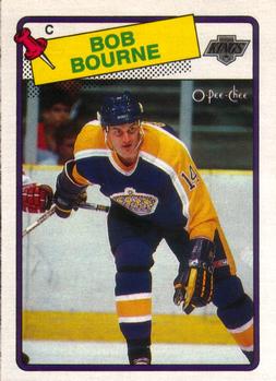 1988-89 O-Pee-Chee #101 Bob Bourne Front